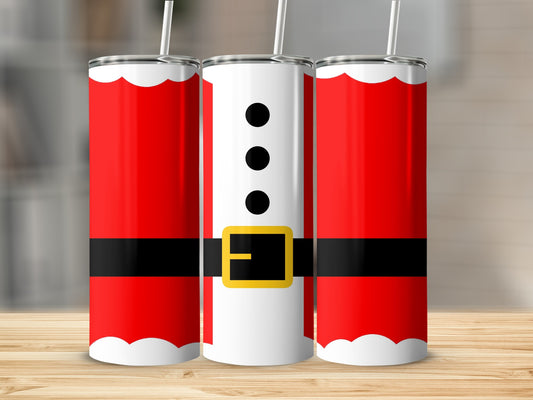 Santa Suit Design Christmas Holiday Tumbler product type