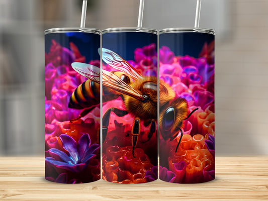 Vibrant Honey Bee Flower Patterned Tumbler product type
Bee
Honeybee
Insect
Nature
Floral
Flower
Vibrant
Colorful
Pink
Purple
Orange
Blue
Tumbler
Drinkware
Beverage
Gift
Abstract
Art
Wildlife
Outdoors