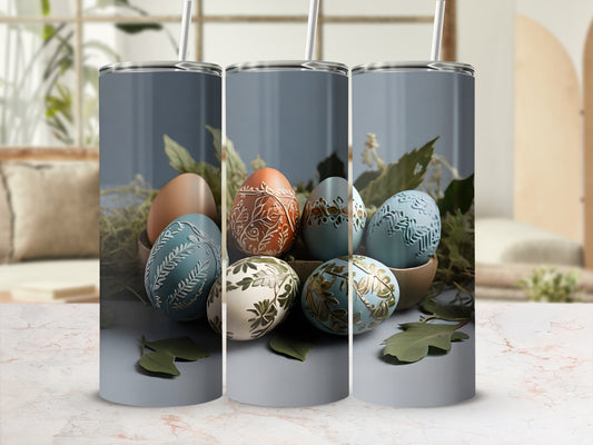 Elegant Decorated Easter Eggs Pattern Tumbler product type