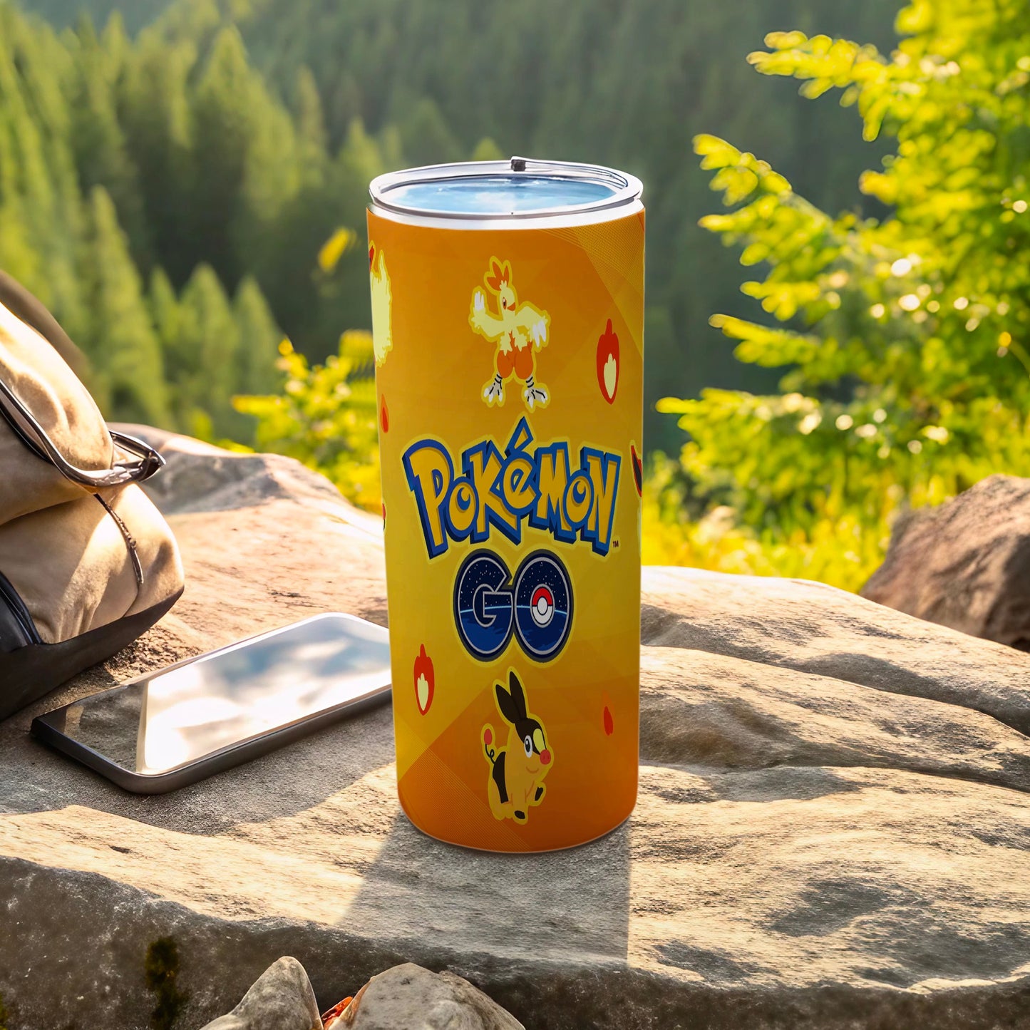 Pokémon GO Mug Featuring Torchic and Tepig Characters