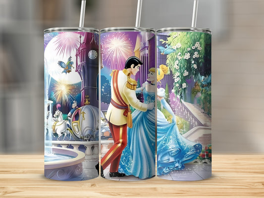 Enchanting Cinderella Magic Fairy Tale Tumbler Decor