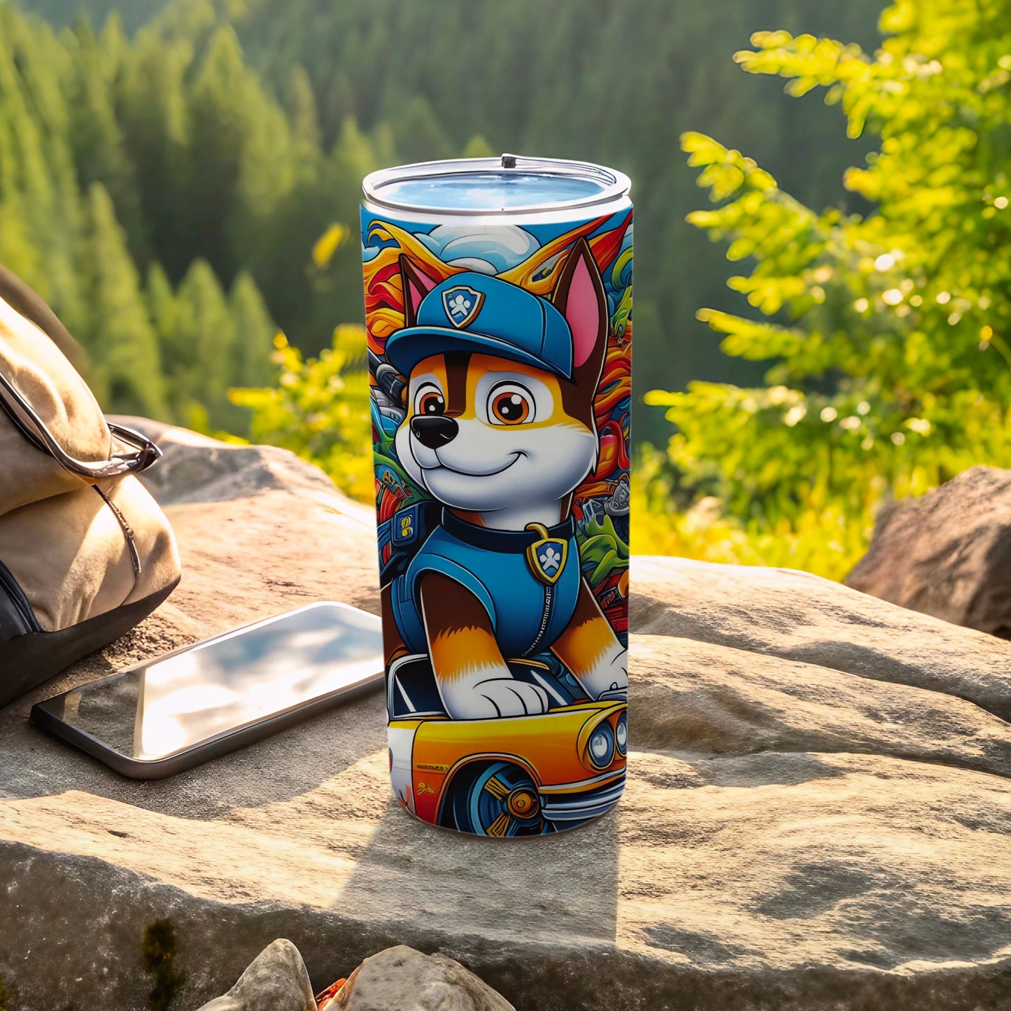 Paw Patrol Character Design Travel Tumbler Cup