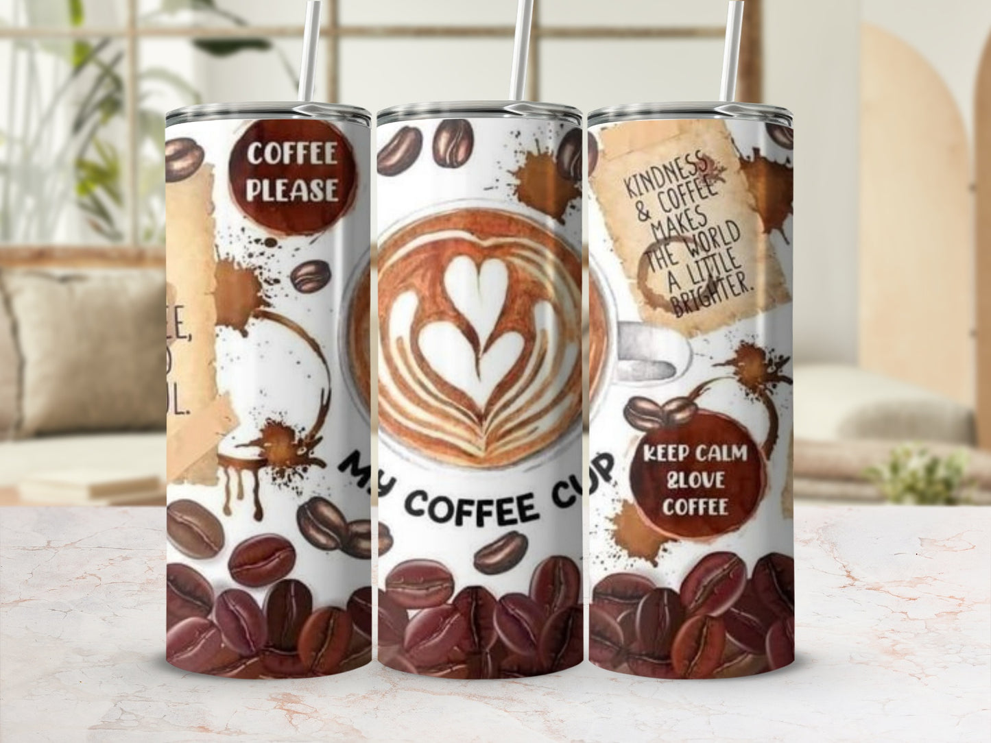 Coffee Please My Coffee Cup Tumbler for Coffee Lovers