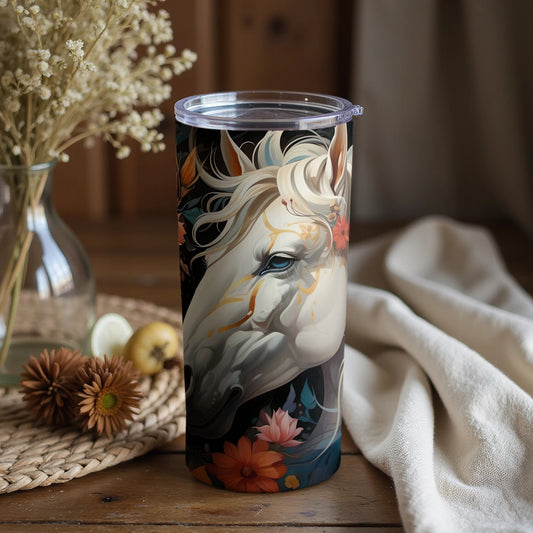 Beautiful Horse Themed Artistic Tumbler Cup Product