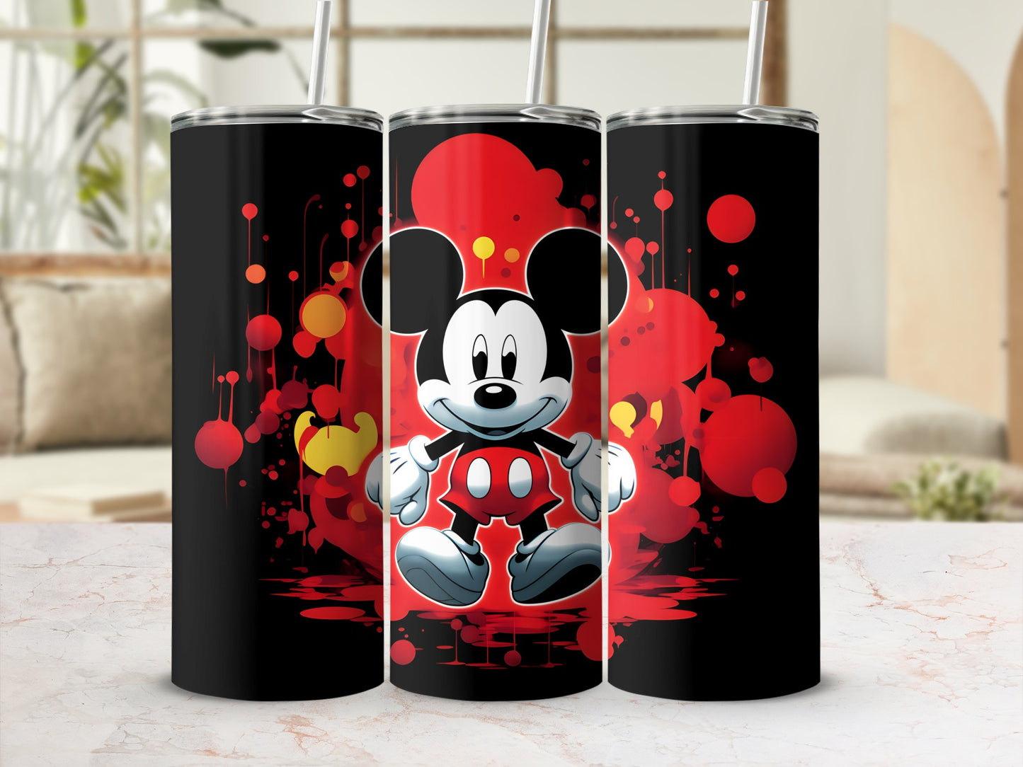 Mickey Mouse Red and Black Themed Tumbler Product