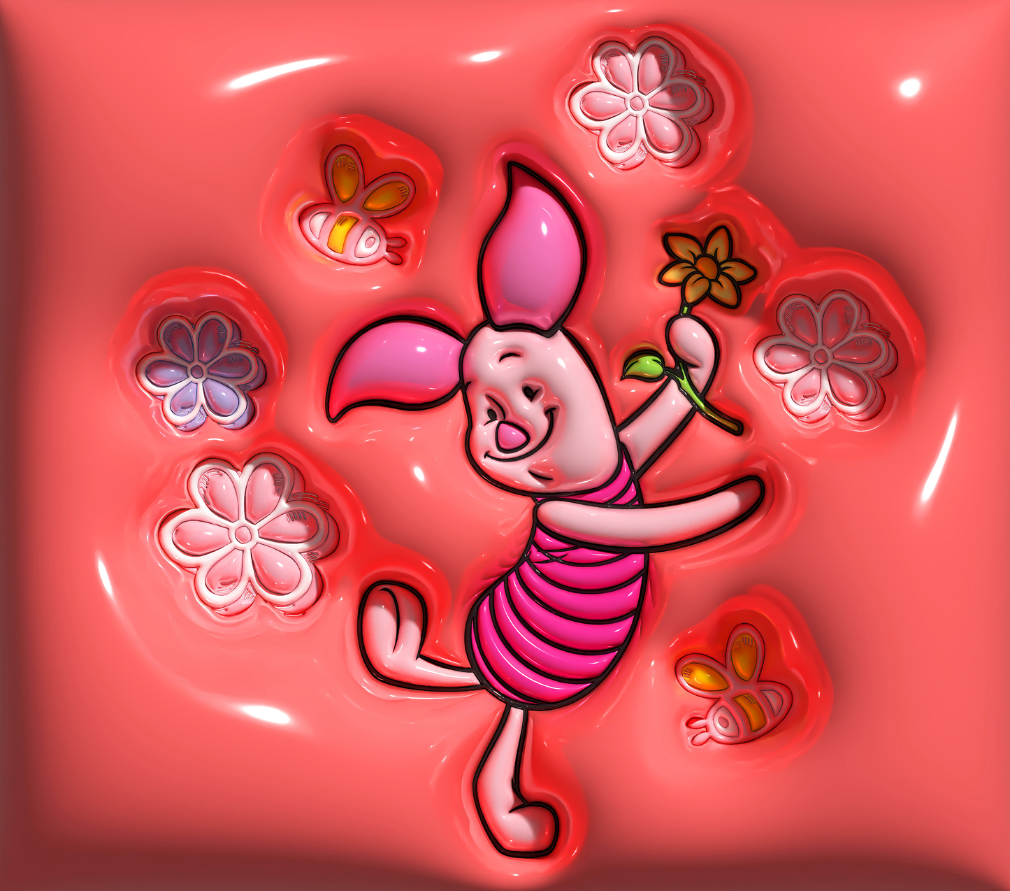Piglet 3D Tumbler