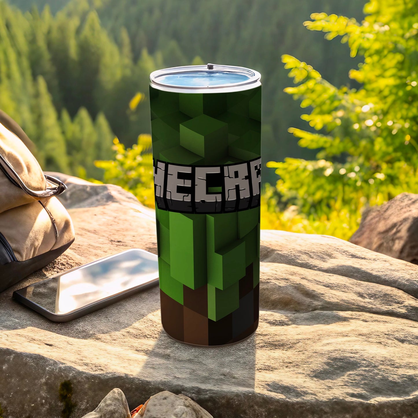 Minecraft Block Pattern Insulated Tumbler product type