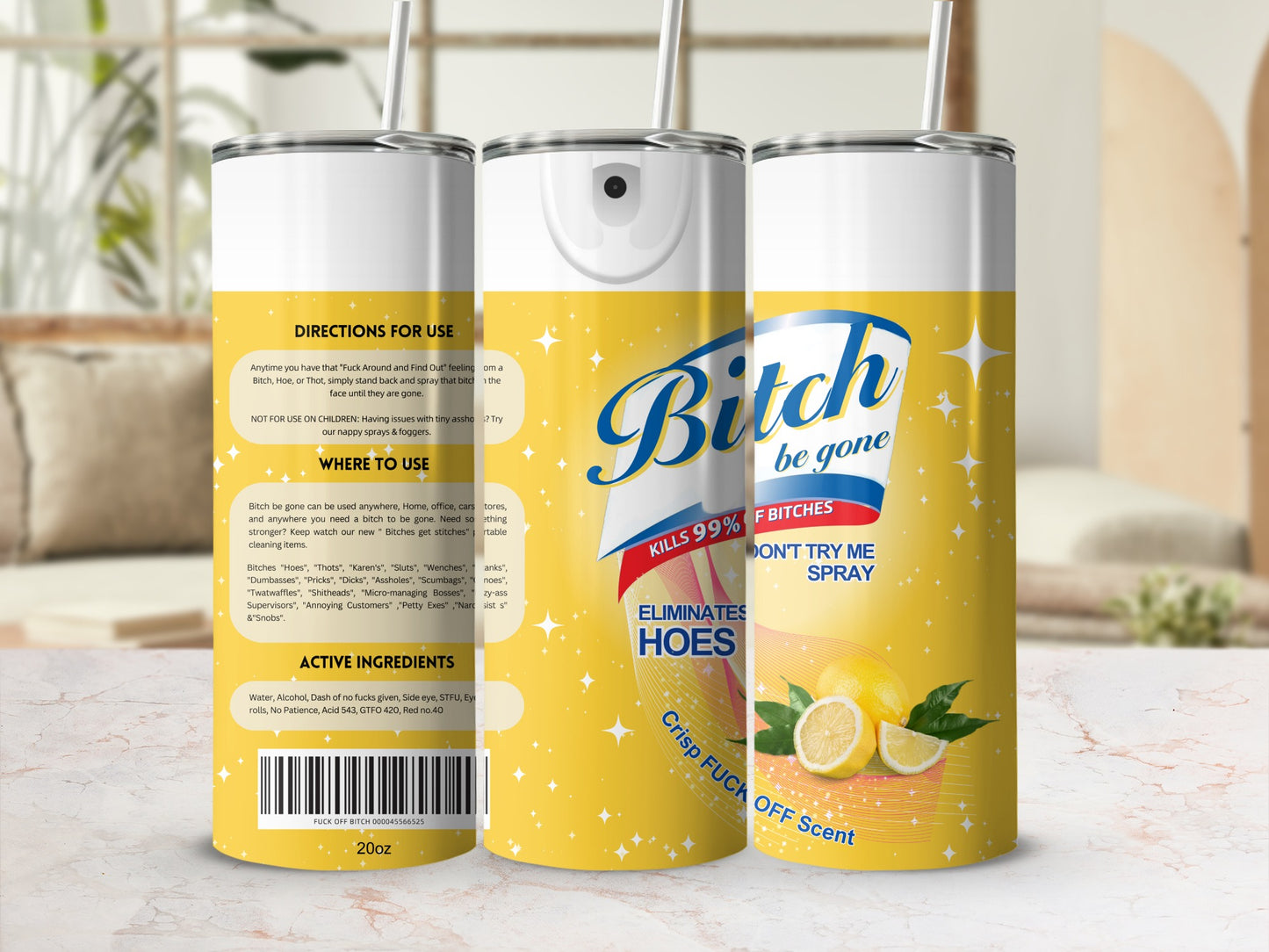 Bitch be gone with Crisp Scent Spray for Annoying Situations