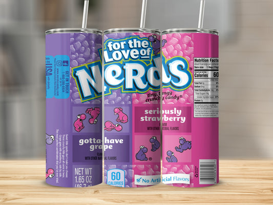 For the Love of Nerds tiny tangy crunch candy product type