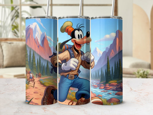 Goofy Hiking Adventure Insulated Tumbler Cup