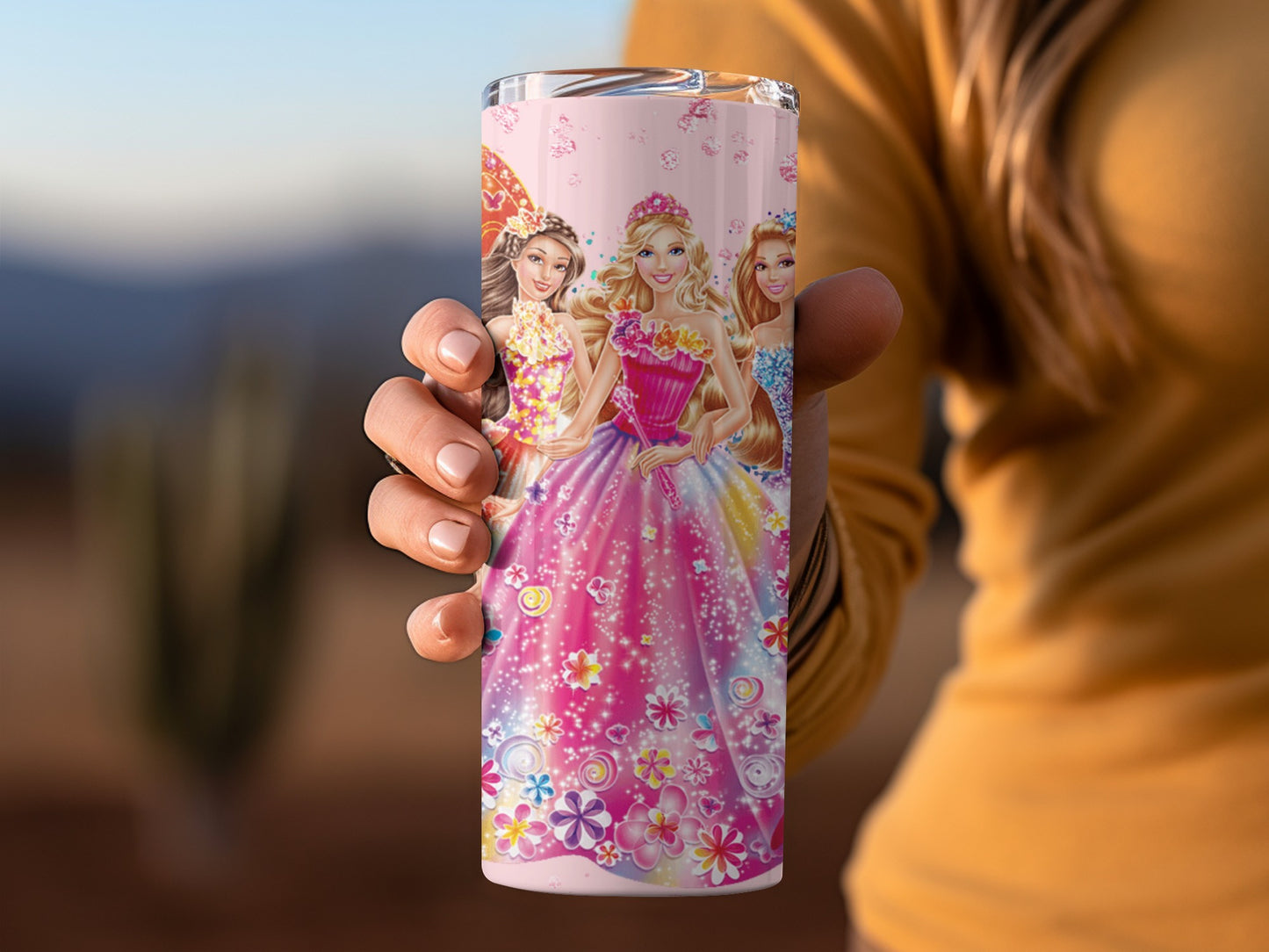 Barbie Fashion Fairytale Friends Princesses Graphics Tumblers