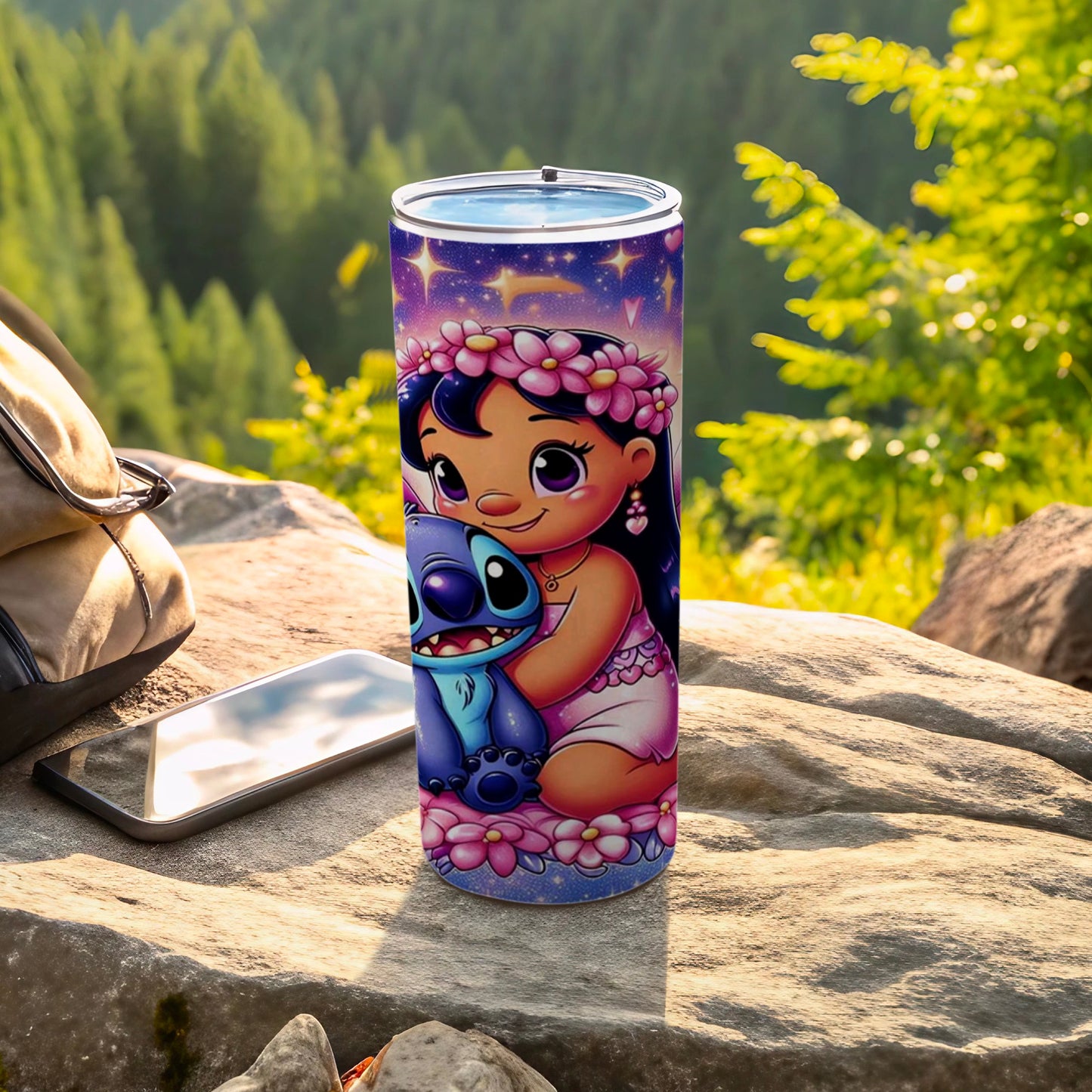 Adorable Cartoon Character Tumbler for Outdoor Use