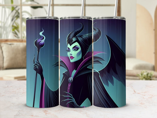 Villainous Sorceress Tumbler With Straw 24oz Cup
