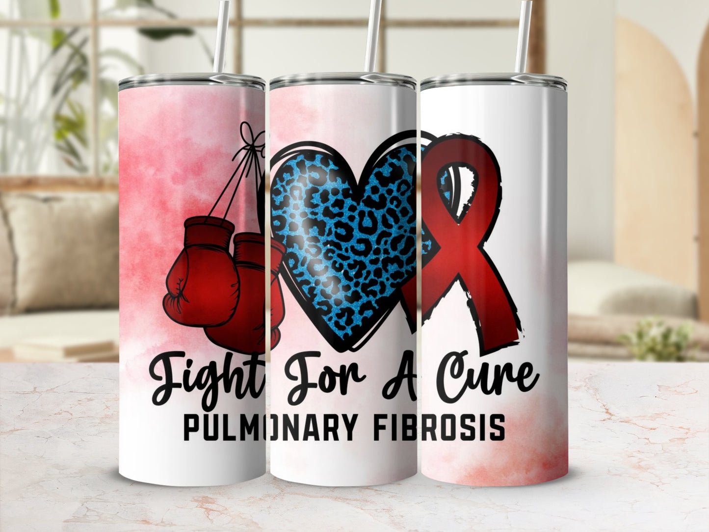 Fight For A Cure Pulmonary Fibrosis Tumbler Product