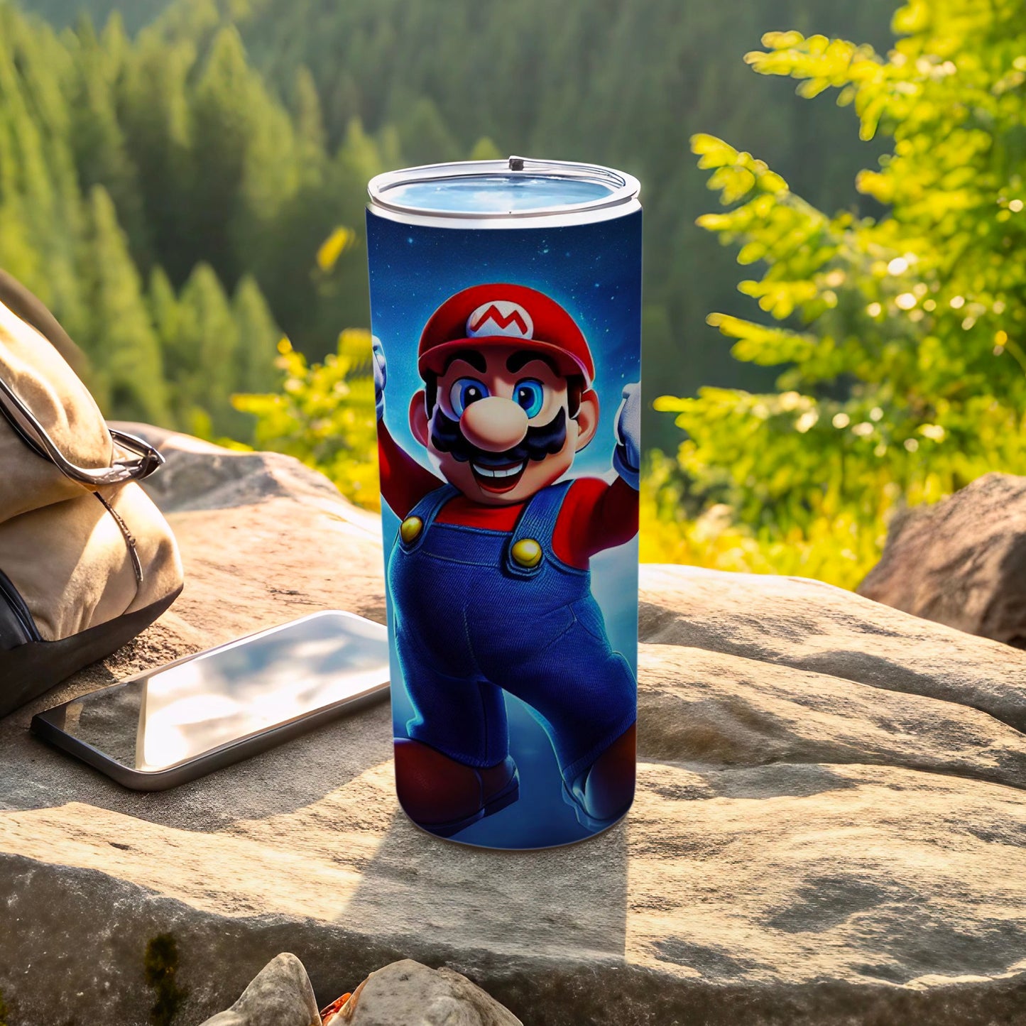 Vibrant Mario Stainless Steel Travel Mug Tumbler