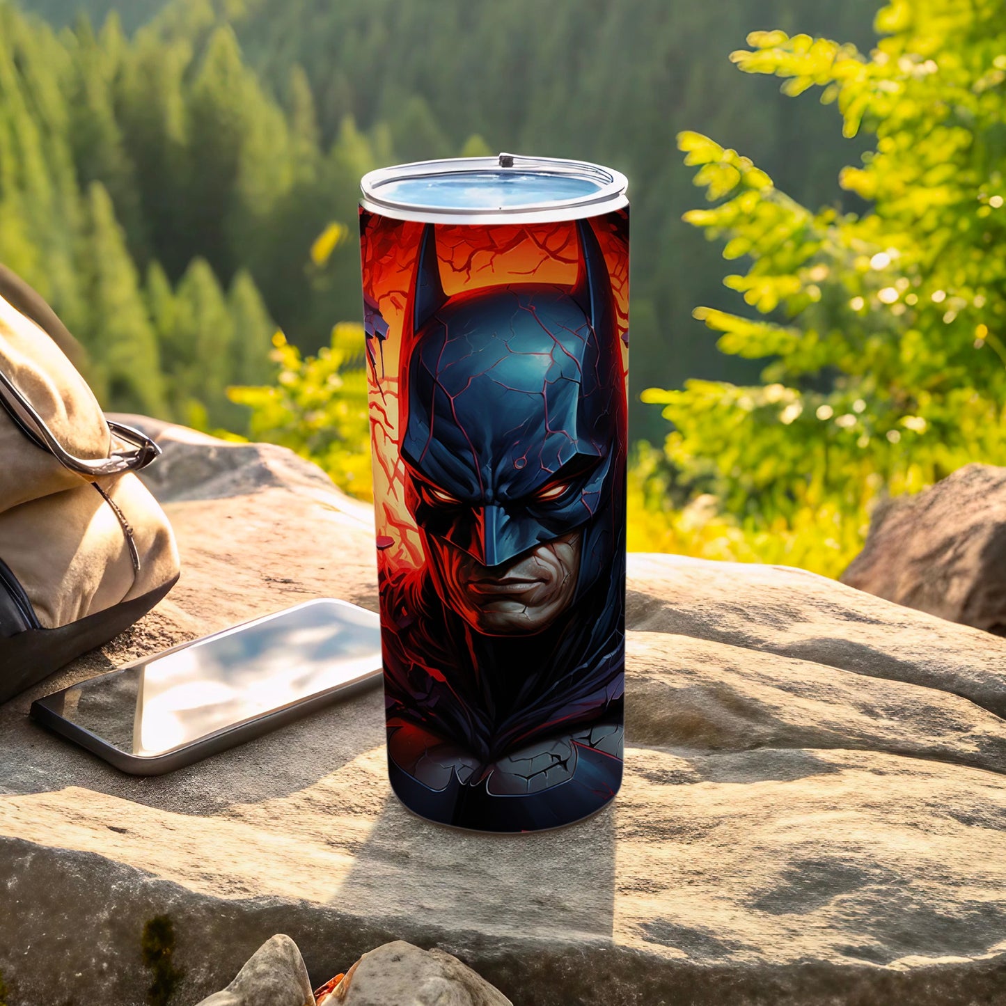 Dark Knight Hero Insulated Travel Tumbler Product