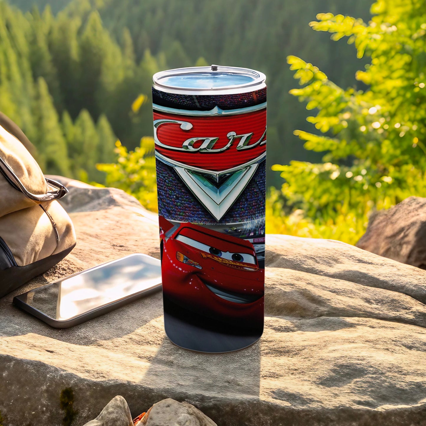 Cars Movie Themed Stainless Steel Travel Tumbler
