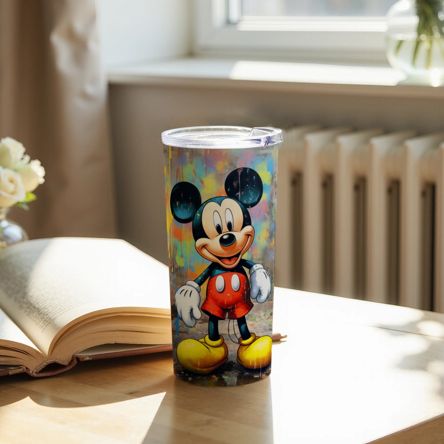 Colorful Iconic Character Travel Mug Tumbler