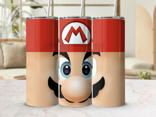 Cartoon Character Insulated Tumbler Cup with Straw