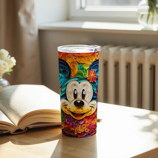 Colorful Patterned Cute Character Insulated Tumbler