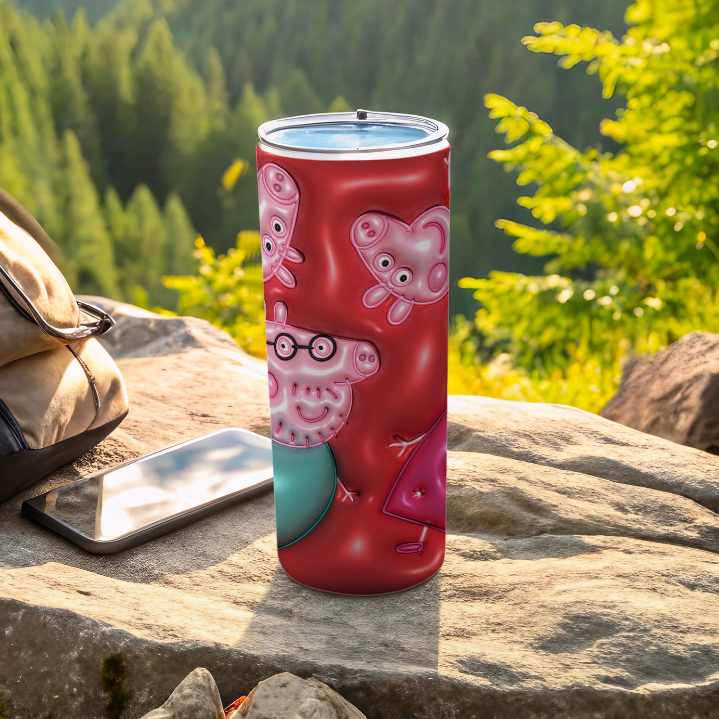 Cartoon Character Insulated Tumbler for Outdoor Use