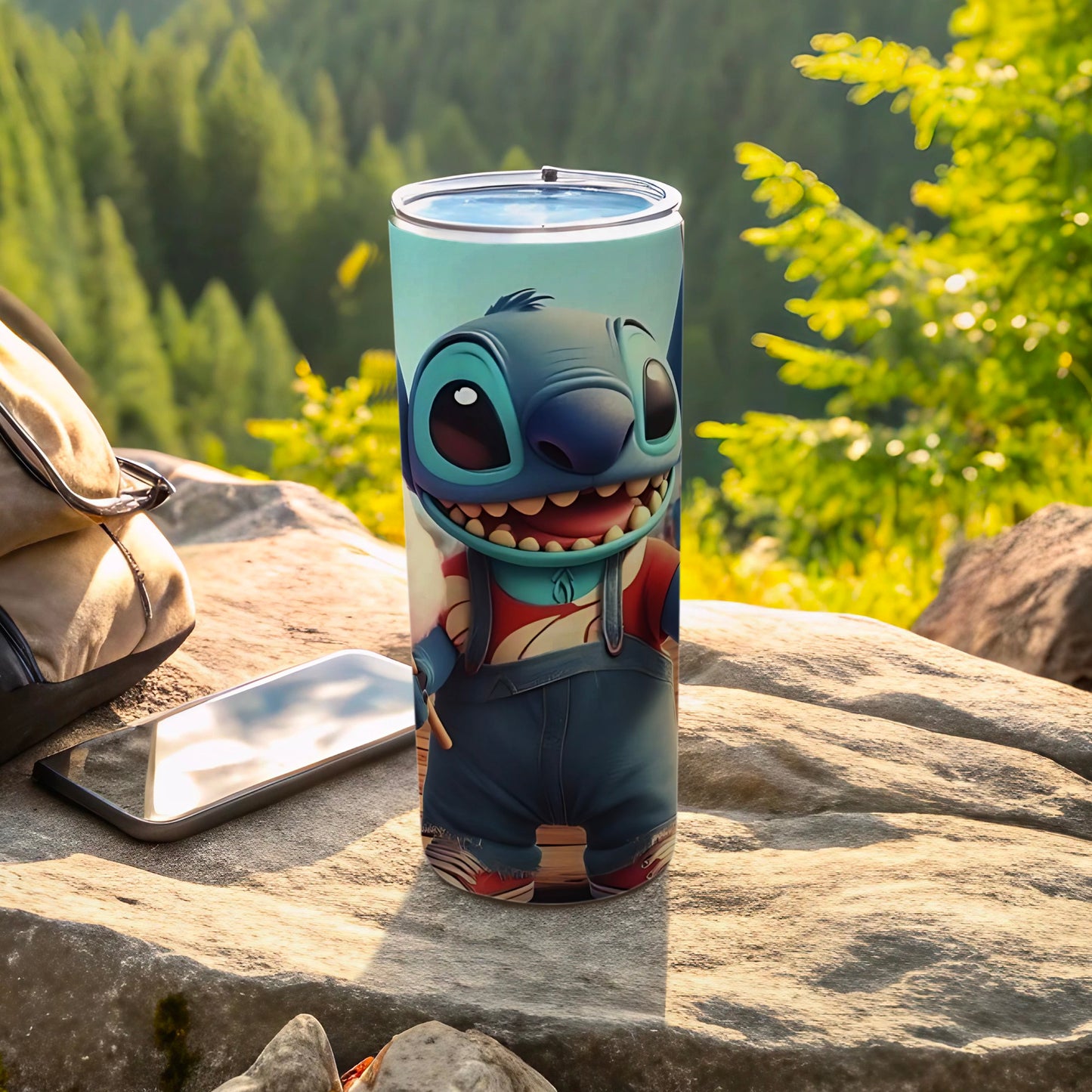 Adorable Fun Character Artwork Travel Mug Tumbler