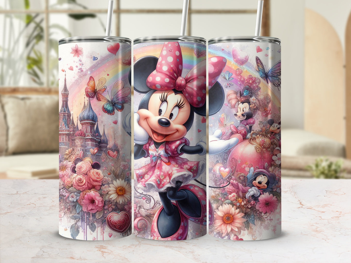 Whimsical Character Theme Colorful Tumbler