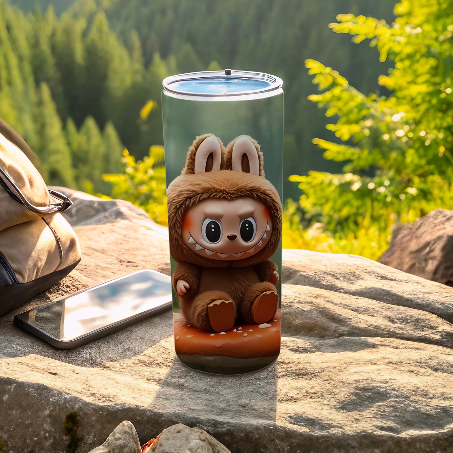 Cute Cartoon Animal Stainless Steel Tumbler Flask