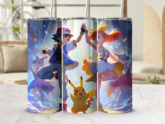 Vibrant Anime Character Stainless Steel Tumbler