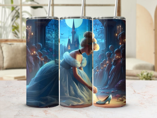 Enchanting Cinderella Castle Tumbler Cup for Fans