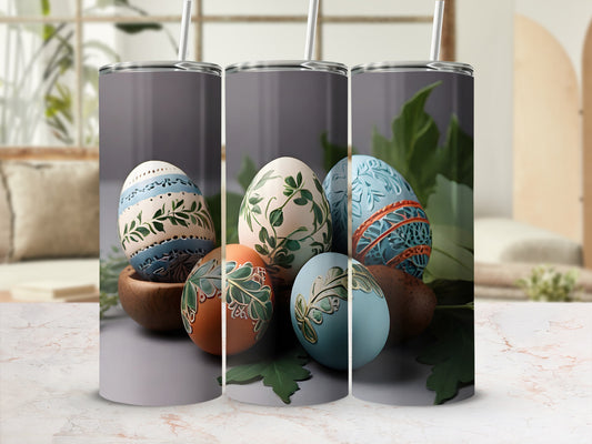 Ornate Easter Egg Design Colorful Spring Season Tumbler product type
