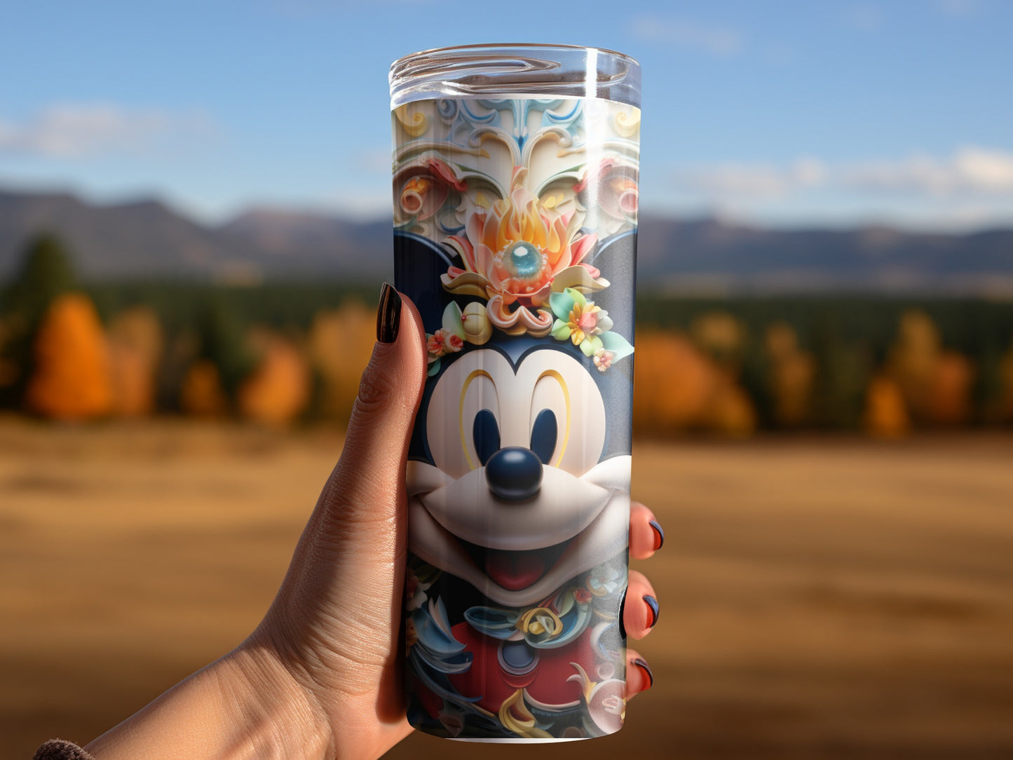 Mickey Mouse Colorful Artistic Printed Tumbler product