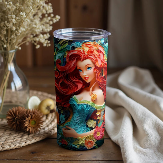Vibrant Mermaid Design Insulated Tumbler Cup Product