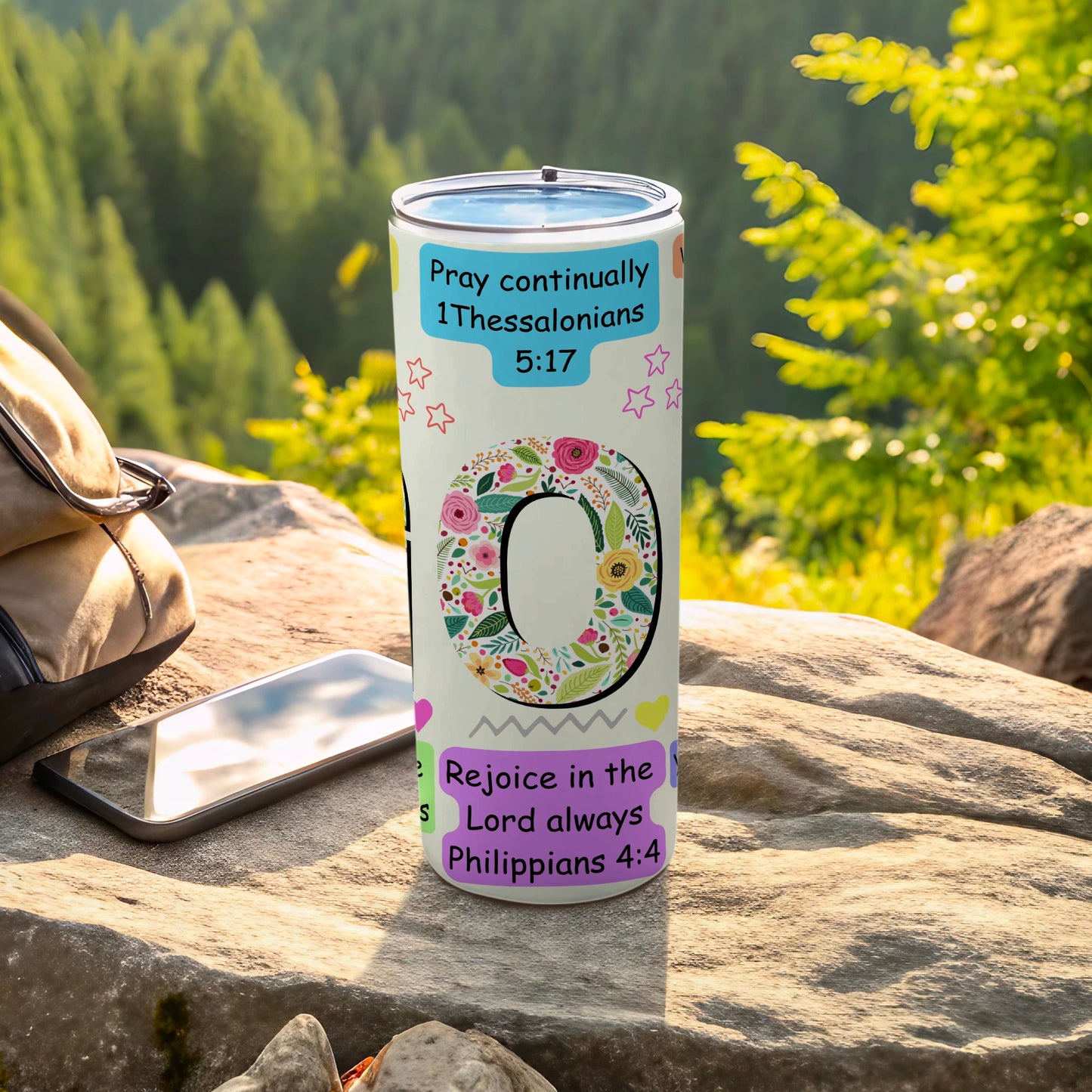 Pray Continually 1 Thessalonians 5:17 Motivational Tumbler
