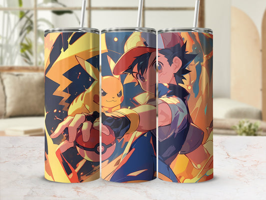 Pikachu Trainer Tumbler for Fans and Collectors