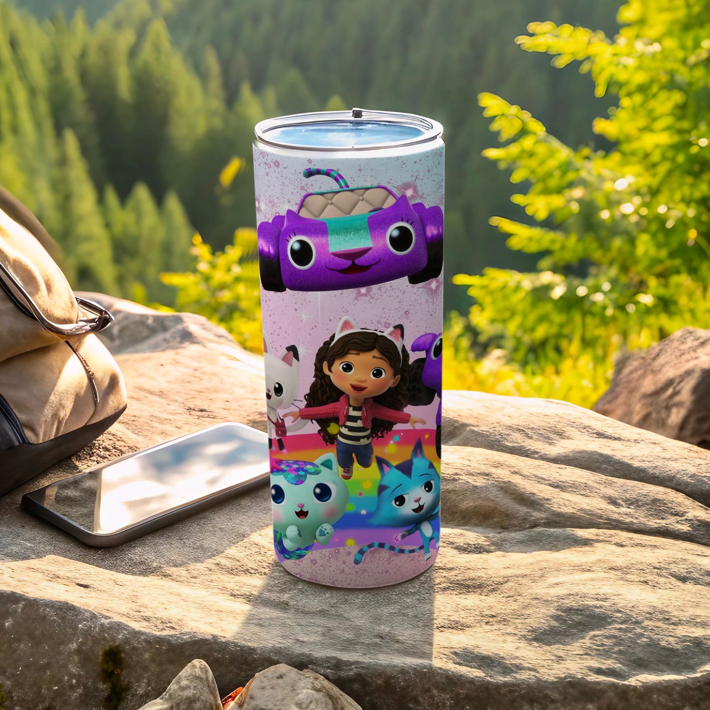Colorful Cartoon Character Tumbler for Kids and Adults
