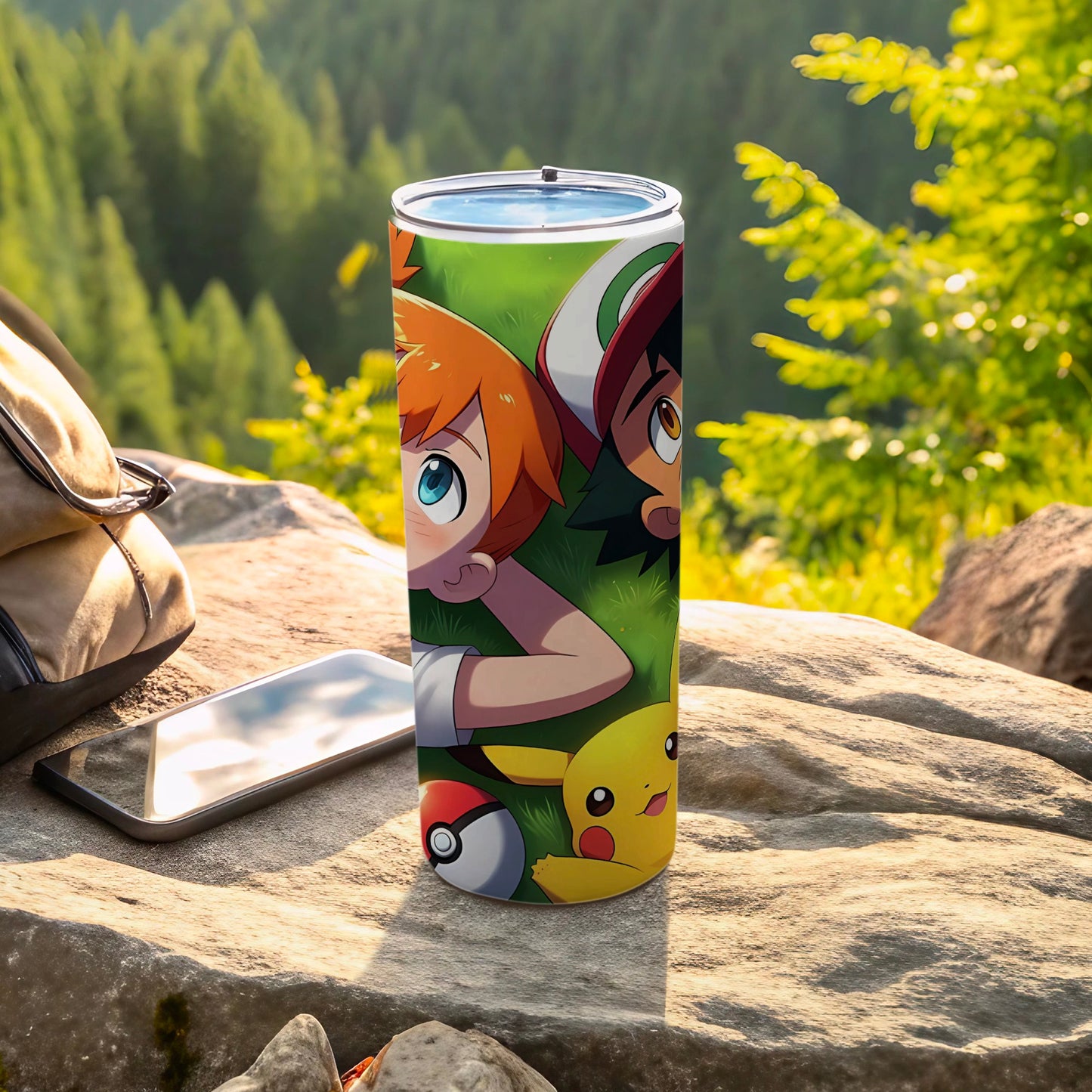 Vibrant Anime Character Themed Stainless Steel Tumbler