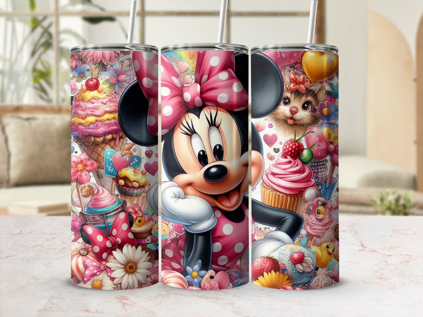 Cute Cartoon Character Colorful Tumbler for All Ages