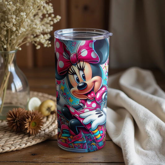 Colorful and Adorable Cartoon Character Tumbler