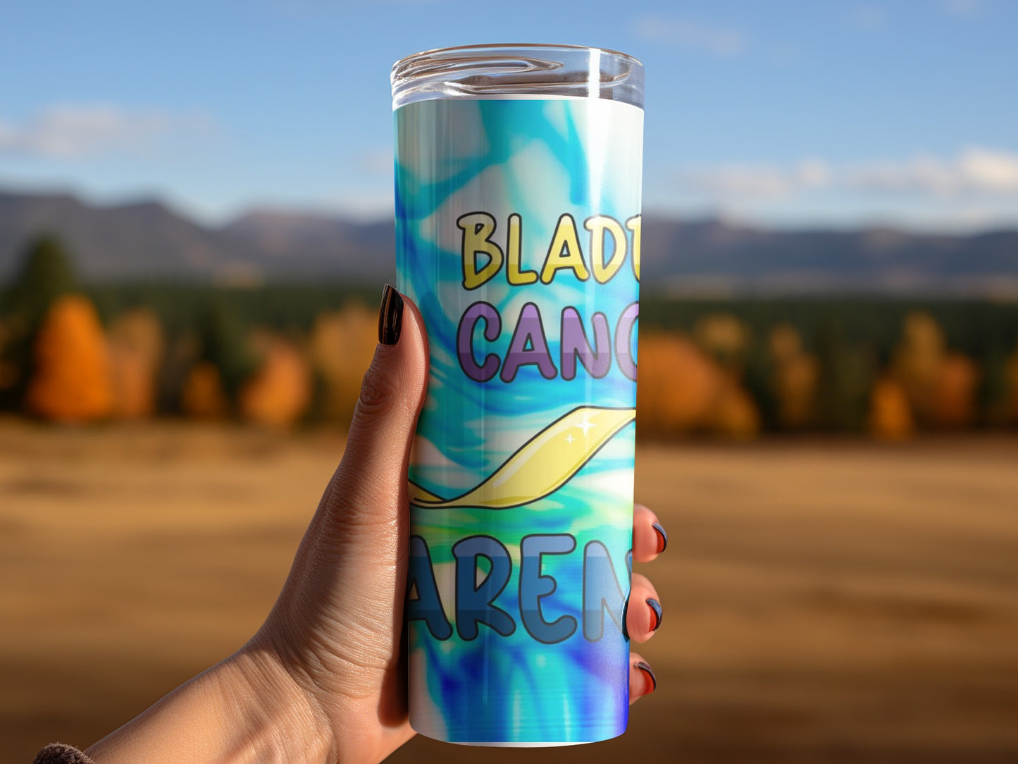 Bladder Cancer Awareness Stainless Steel Tumbler