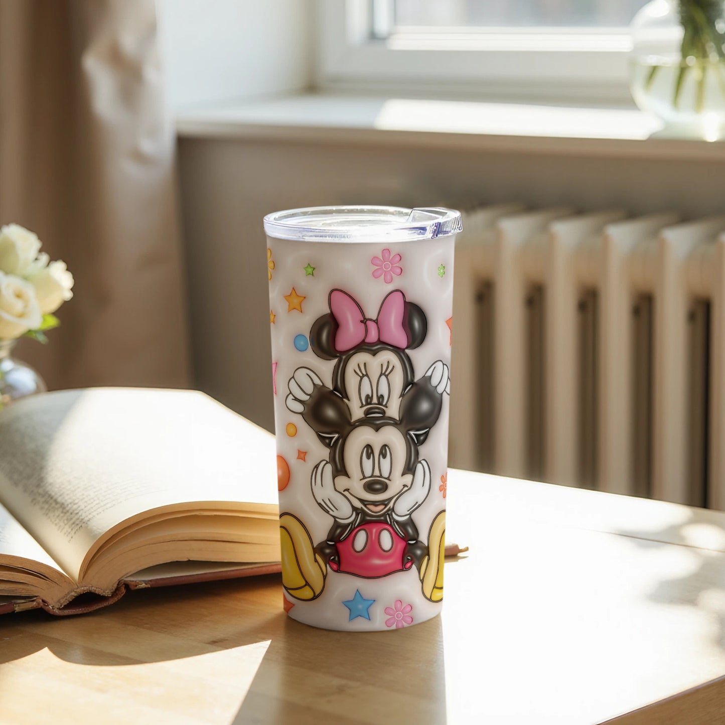 Cute Cartoon Character Design Travel Mug