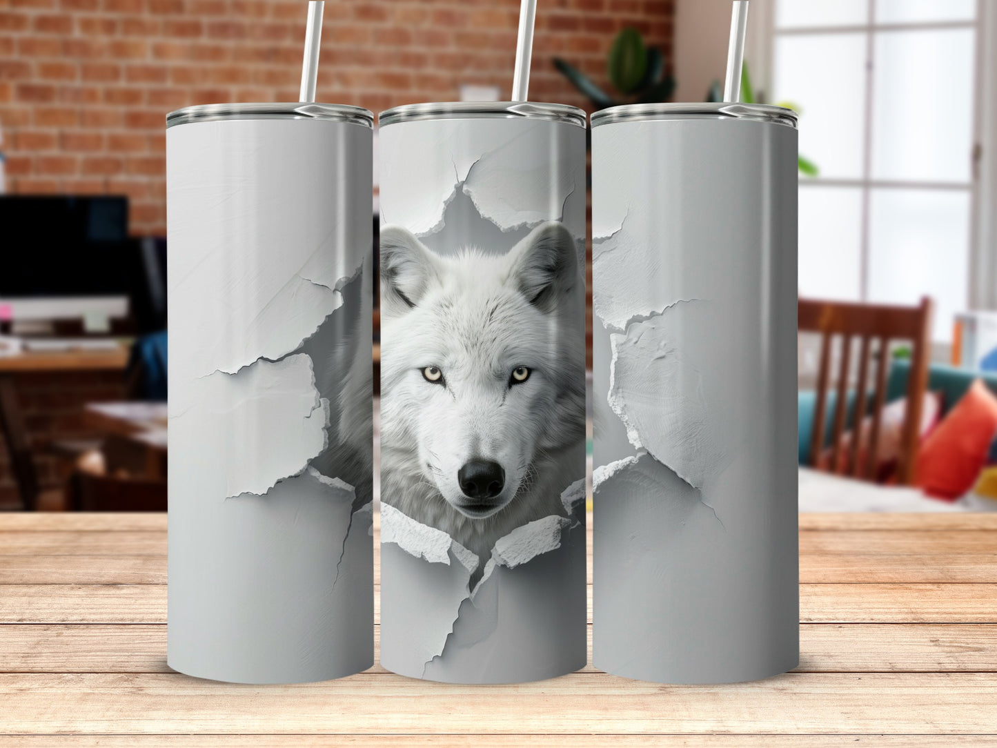 White Wolf Ripped Paper Effect Tumbler product type
Wolf
White Wolf
Tumbler
Drinkware
Animal Design
Wildlife Art
Ripped Look
Torn Effect
Unique Tumbler
Wolf Lover
Spirit Animal
Beverage Holder
Custom Tumbler
Gift Idea
Cold Drink
Hot Drink
Everyday Carry
Adventure Theme
Nature Inspired
Arctic Creature