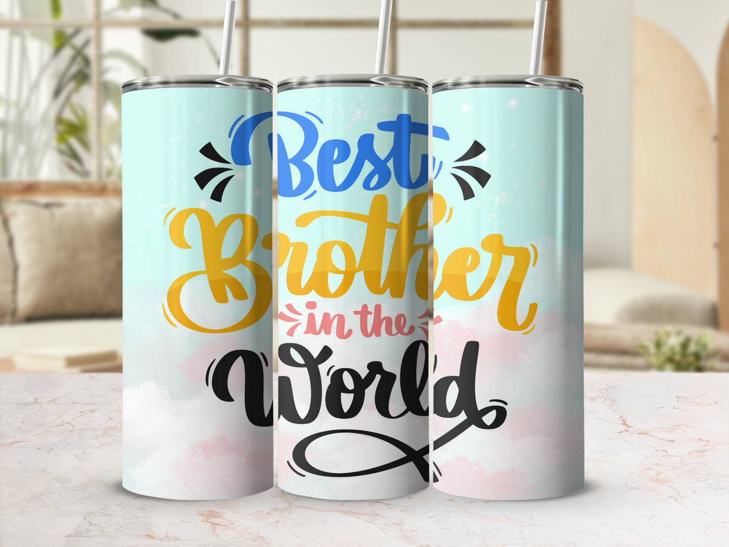 Best Brother in the World Insulated Tumbler Cup