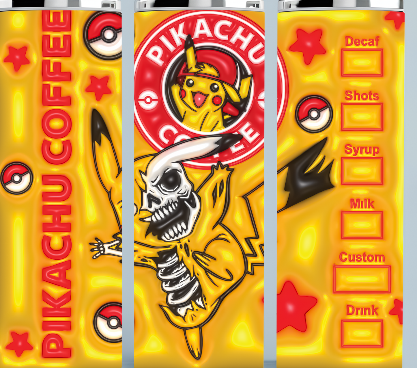 Pikachu Coffee Starbucks Tumbler