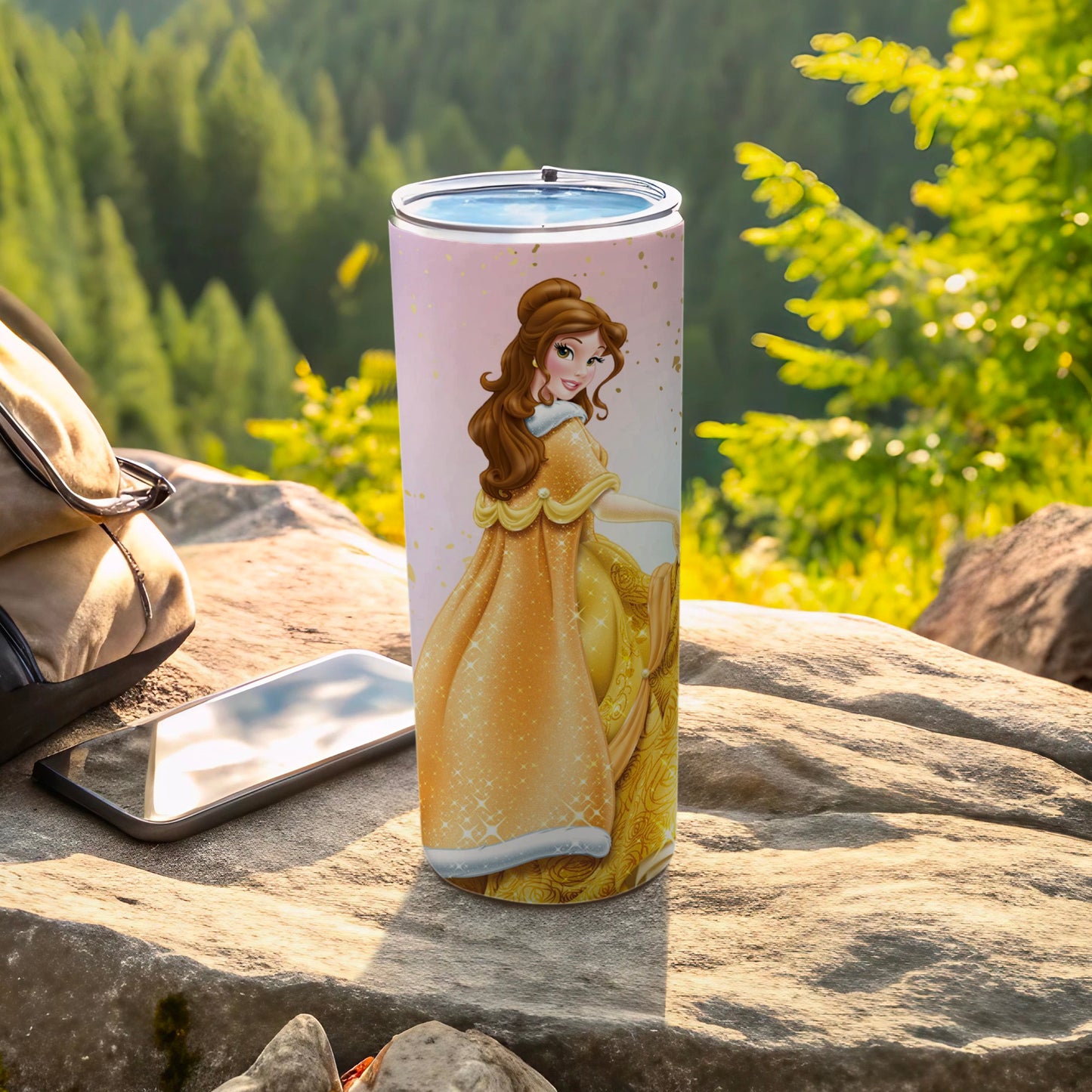 Princess Belle Insulated Tumbler 20 Oz Drinkware Cup