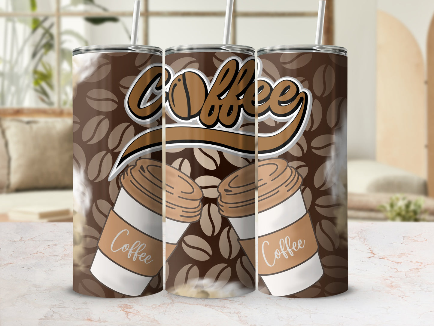 Coffee Lovers Insulated Tumbler for Hot and Cold Drinks