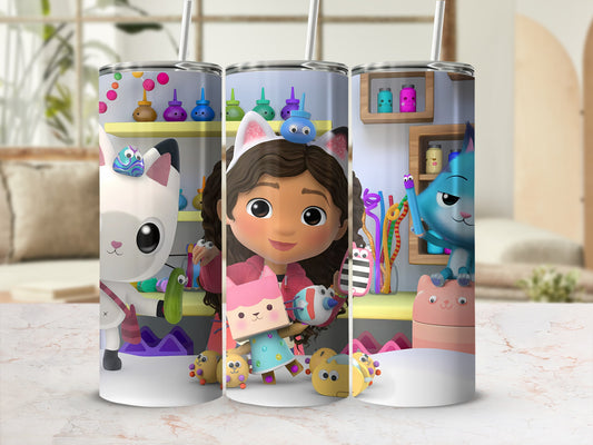 Cute Cartoon Character Themed Tumbler Cup
