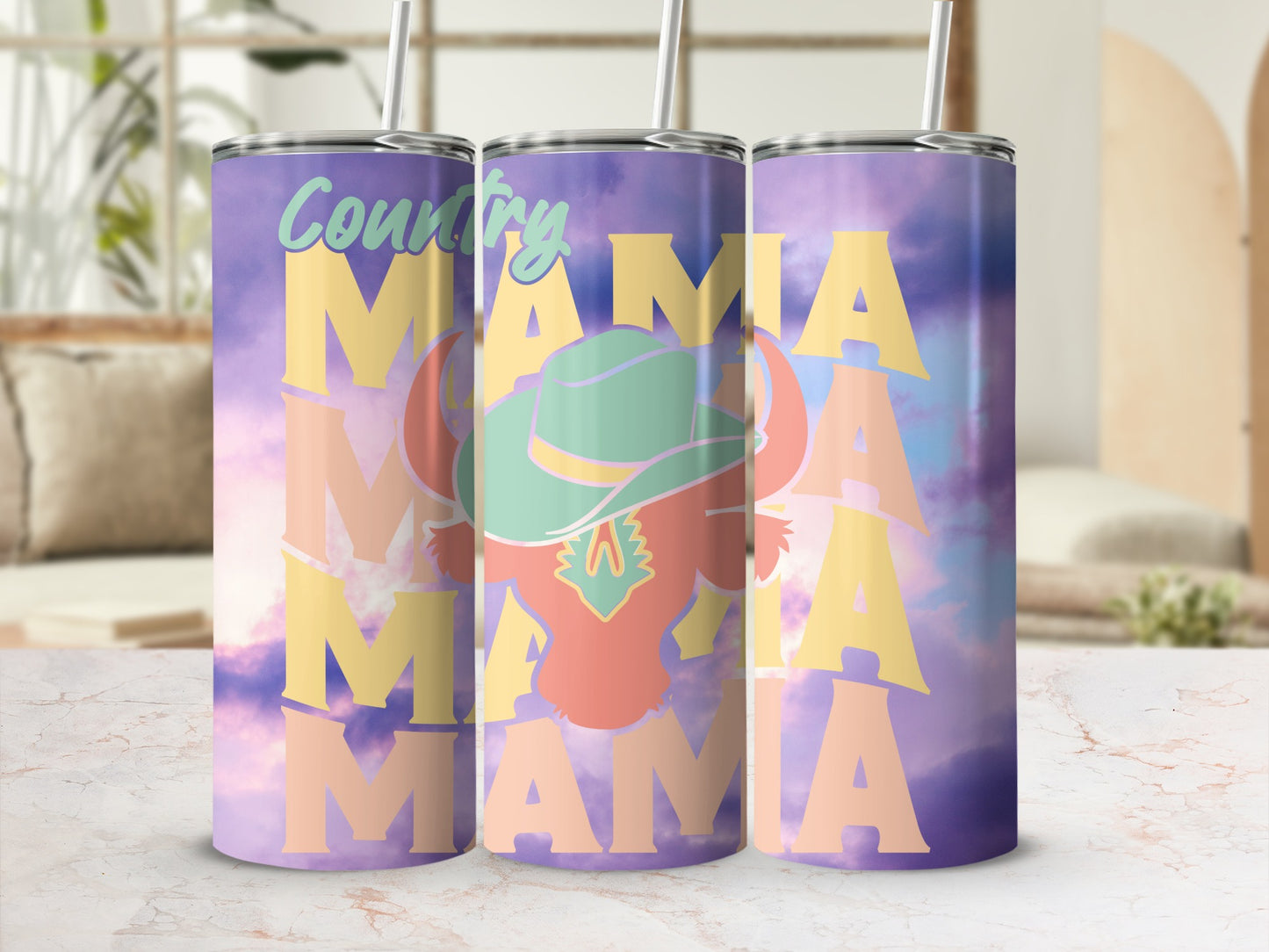 Country Mama Design Insulated Travel Tumbler