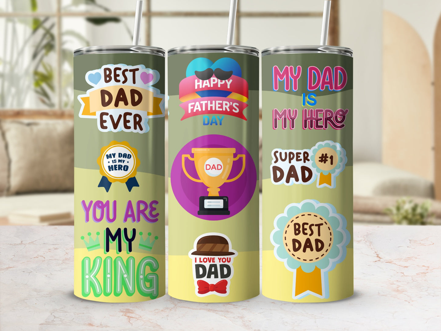 Best Dad Ever You Are My King Gift Tumbler