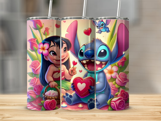 Cute Cartoon Character Themed Tumbler Cup with Straw